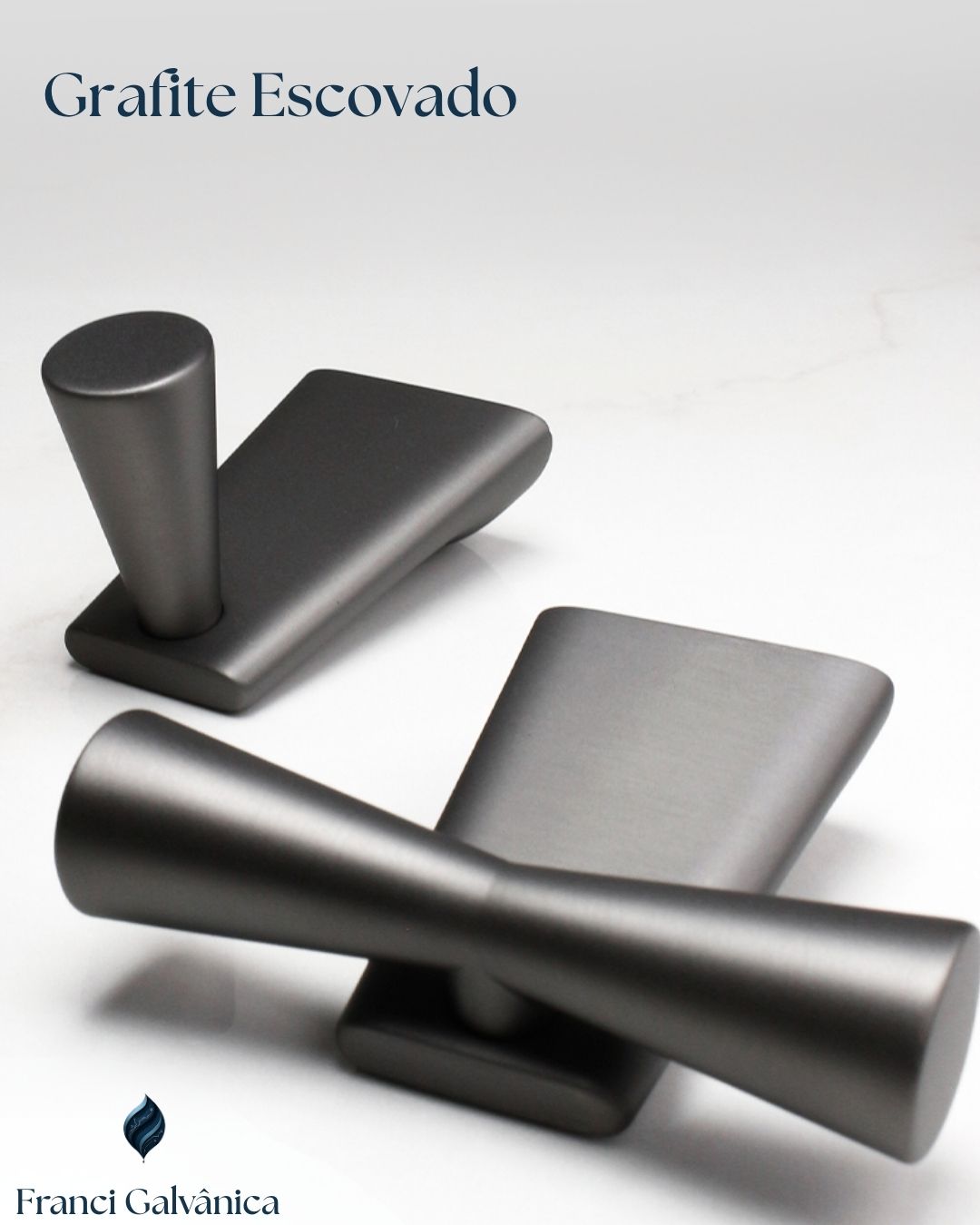 Acabamento Grafite Escovado