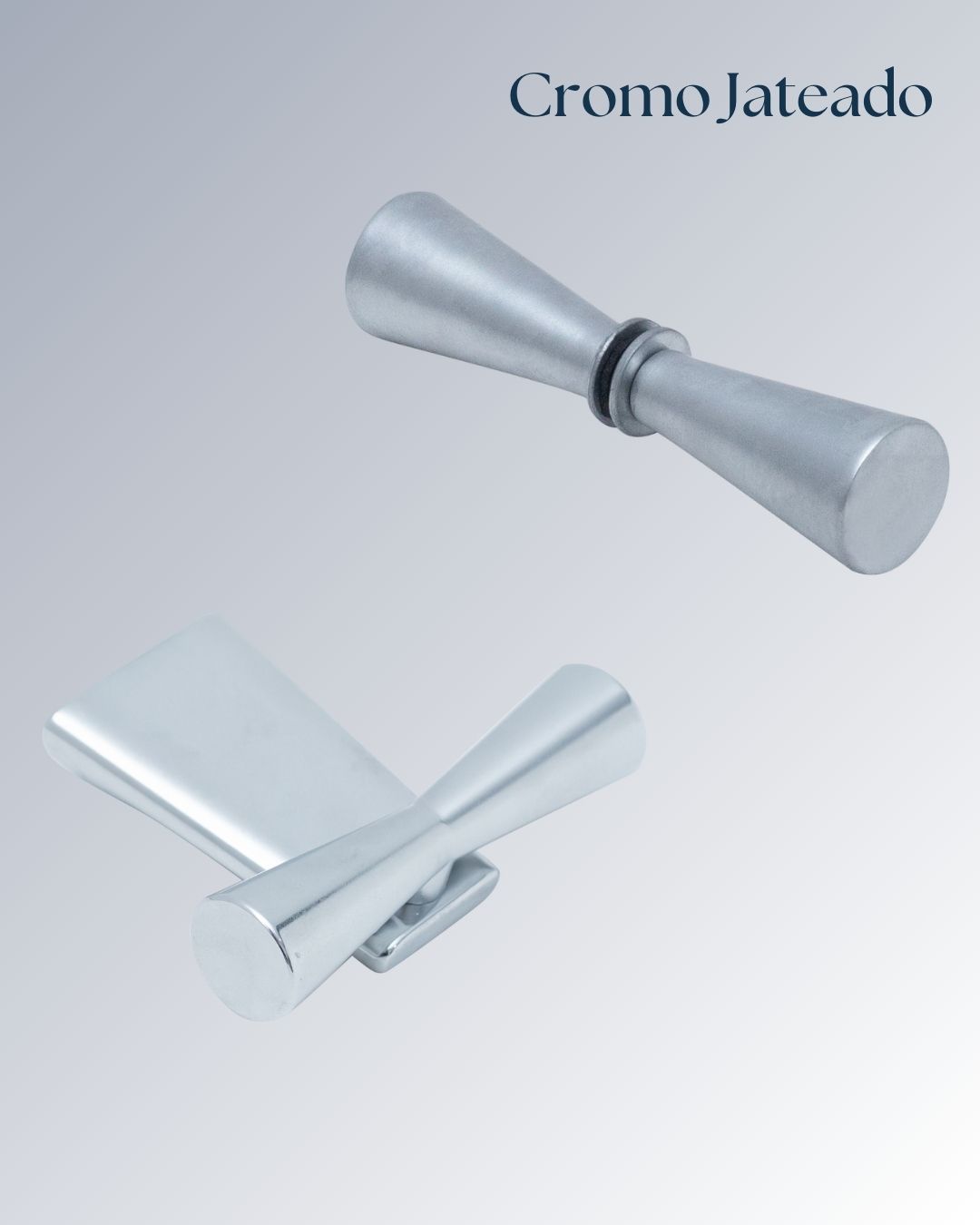 Acabamento Cromo Jateado
